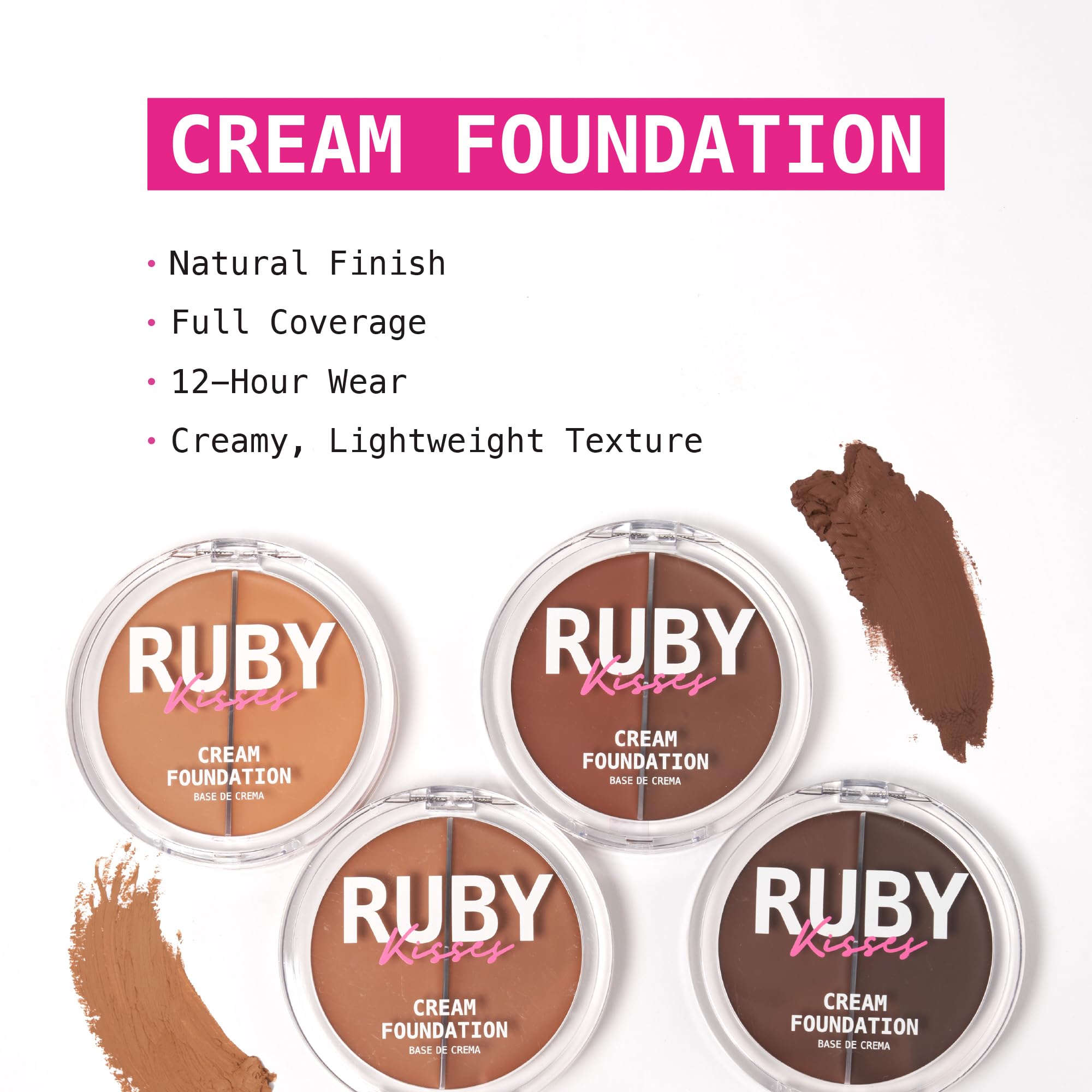 Textura cremosa de Ruby Kisses 3D Face Creator facilita la mezcla.