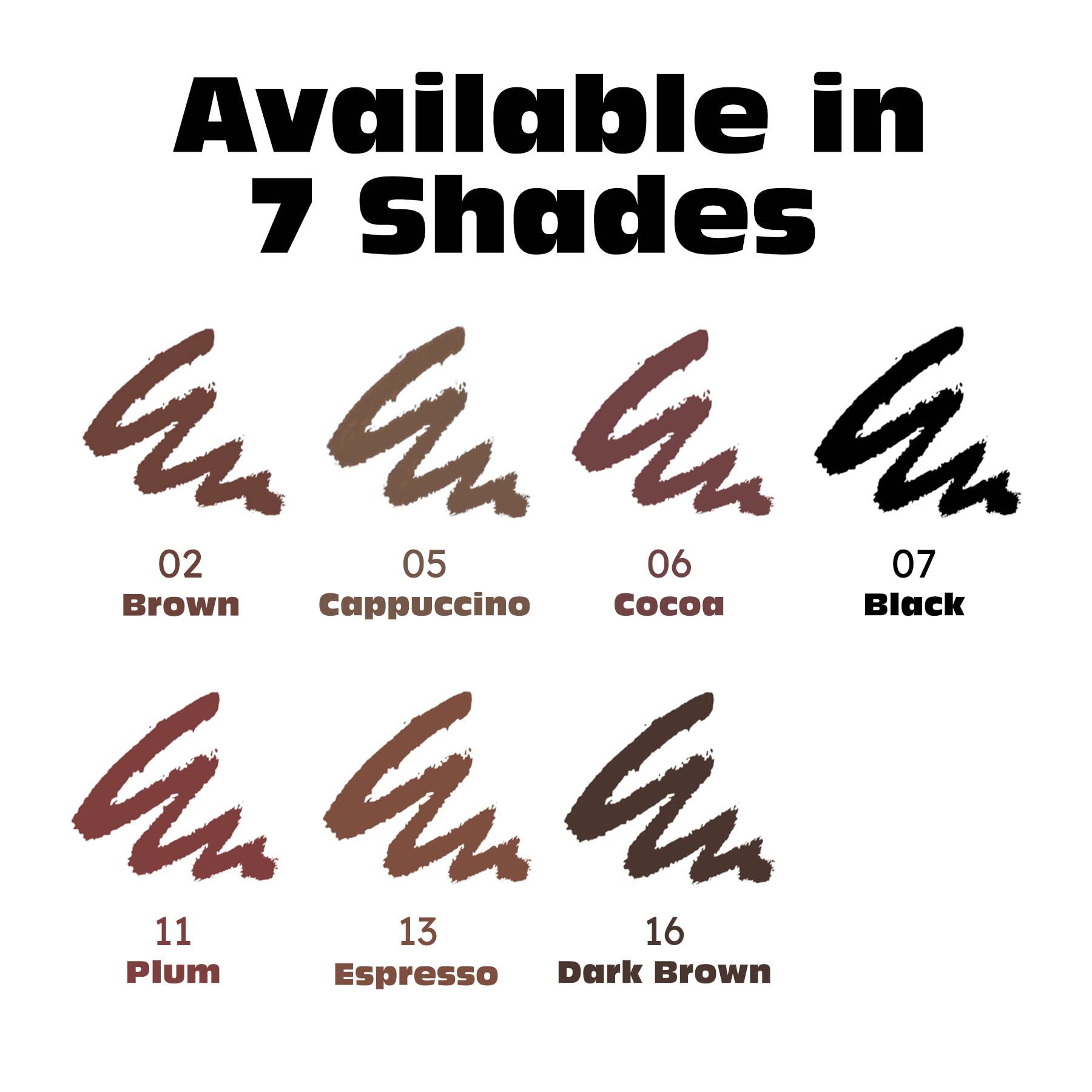 Ruby Kisses Espresso with lipstick pairing demonstrates extended wear across colors