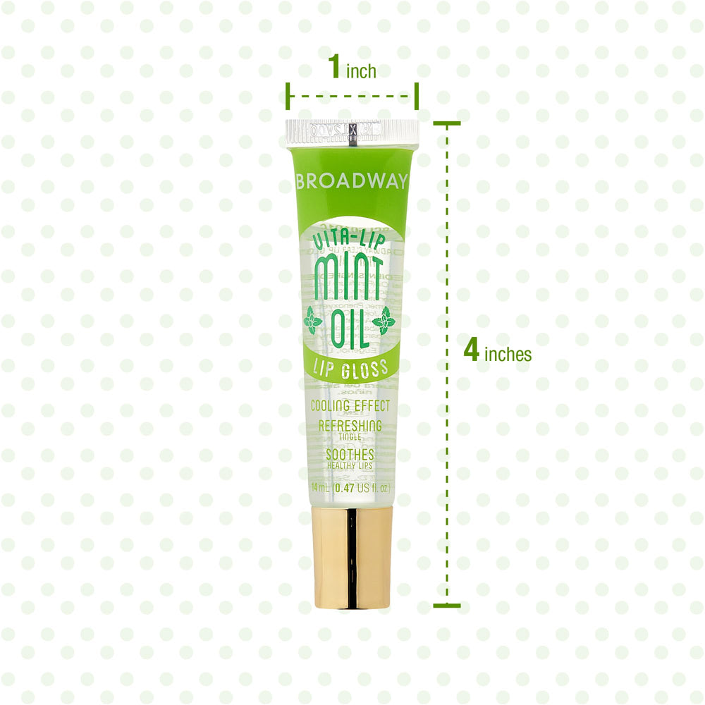 Ruby Kisses Broadway Vita-Lip brillo labial mentolado, adecuado para todas las edades