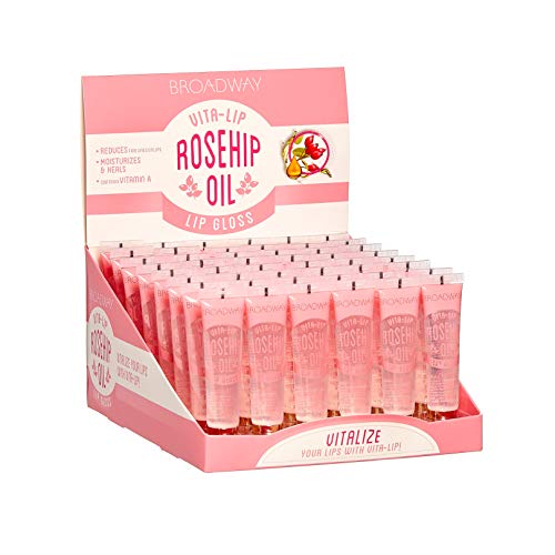 Ruby Kisses Broadway Vita-Lip Gloss 48-pack display for value