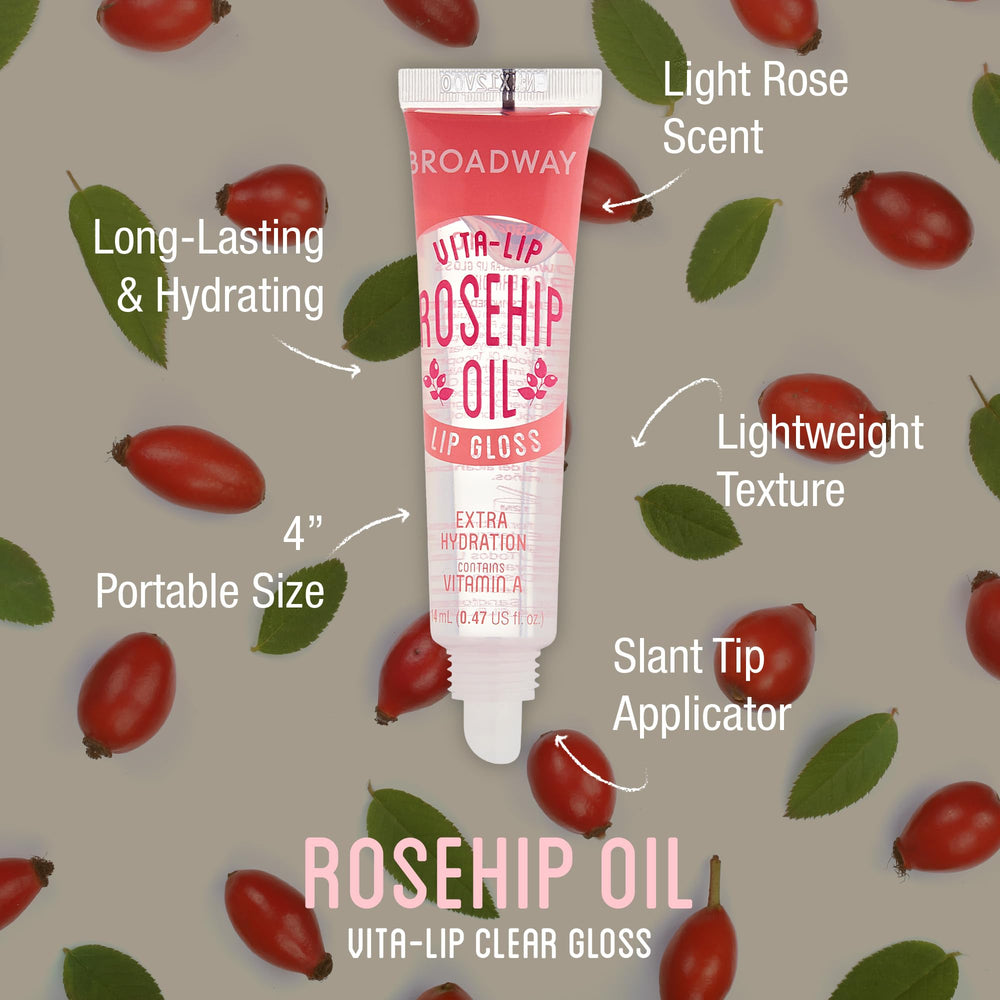 Ruby Kisses Broadway Vita-Lip Gloss application glide shows smooth, comfortable lip shine