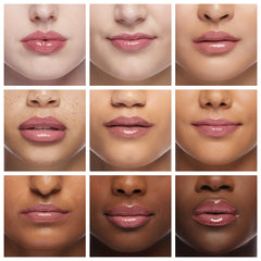Ruby Kisses Broadway Vita-Lip Gloss wand applying for smooth hydration.
