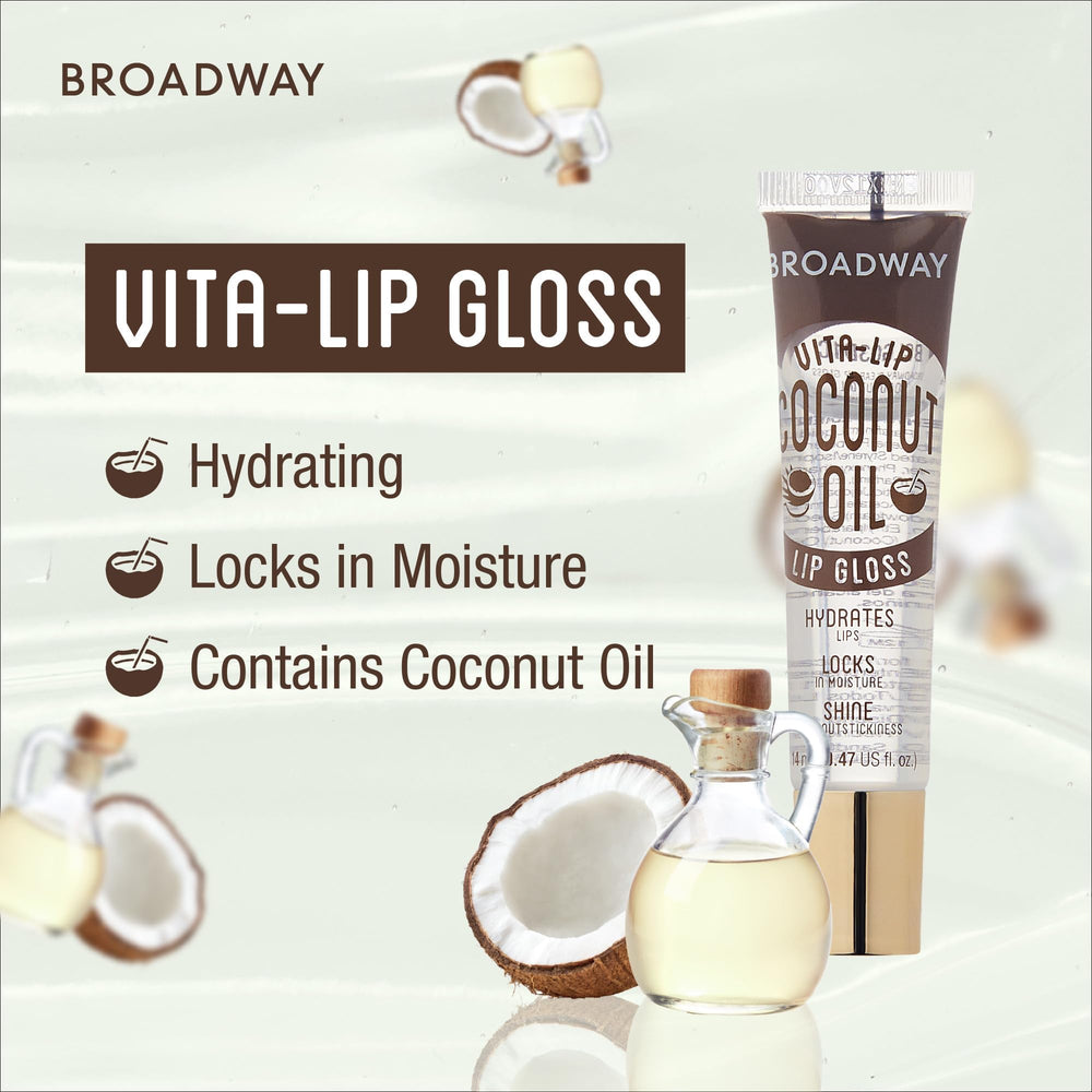 Ruby Kisses Broadway Vita-Lip Gloss minty finish delivers refreshing shine.