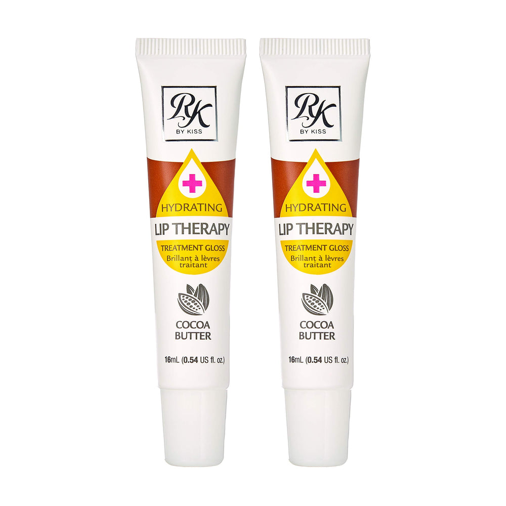 Ruby Kisses hydrating lip therapy gloss cocoa butter tube delivering rich moisture for dry lips