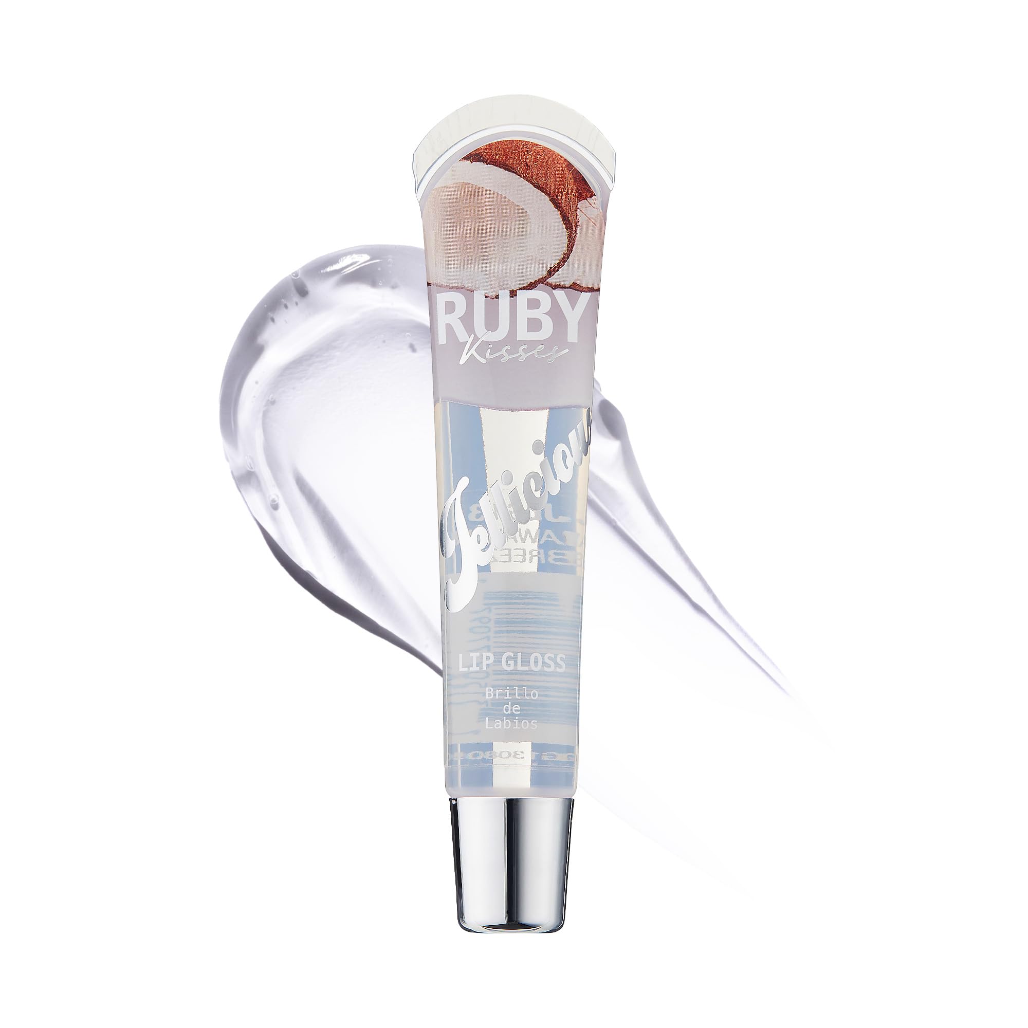 Ruby Kisses Jellicious lip gloss ready for daily use with light hydration and shine.
