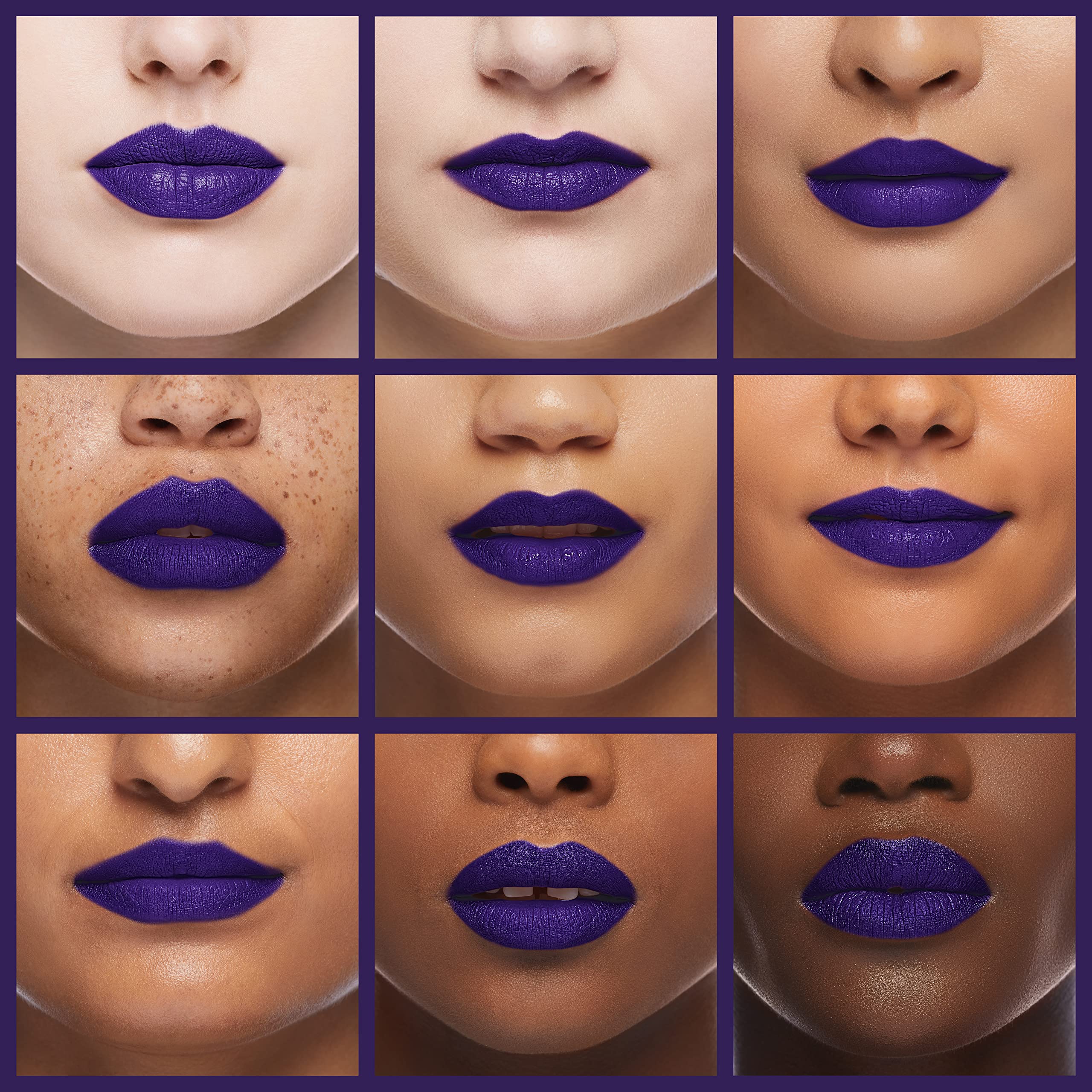 Ruby Kisses Ultra Matte lipstick packaging shows compact 0.12oz tube for on-the-go color.