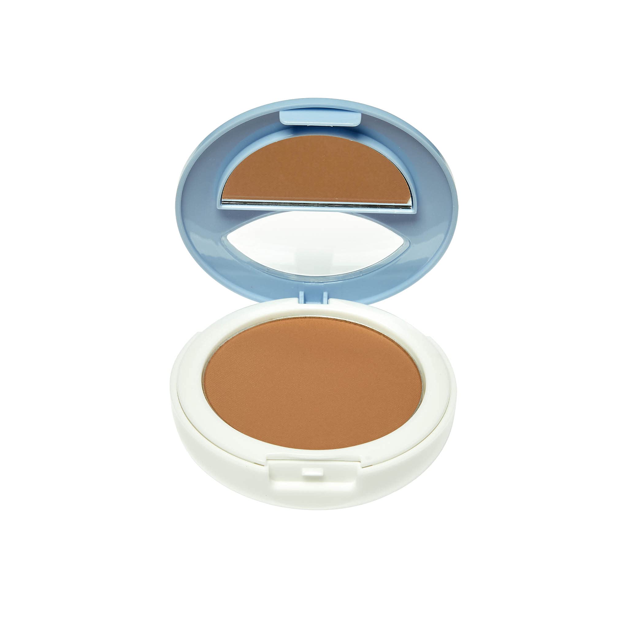 Ruby Kisses No More Blemish Powder Cafe Caramel swatch shows true shade match