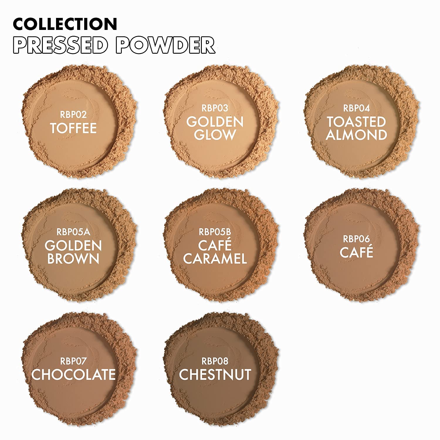 Ruby Kisses No More Blemish Powder Cafe Caramel veil on medium to deep skin tones