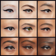Ruby Kisses Glitter Black waterproof smudge proof performance on eyelid