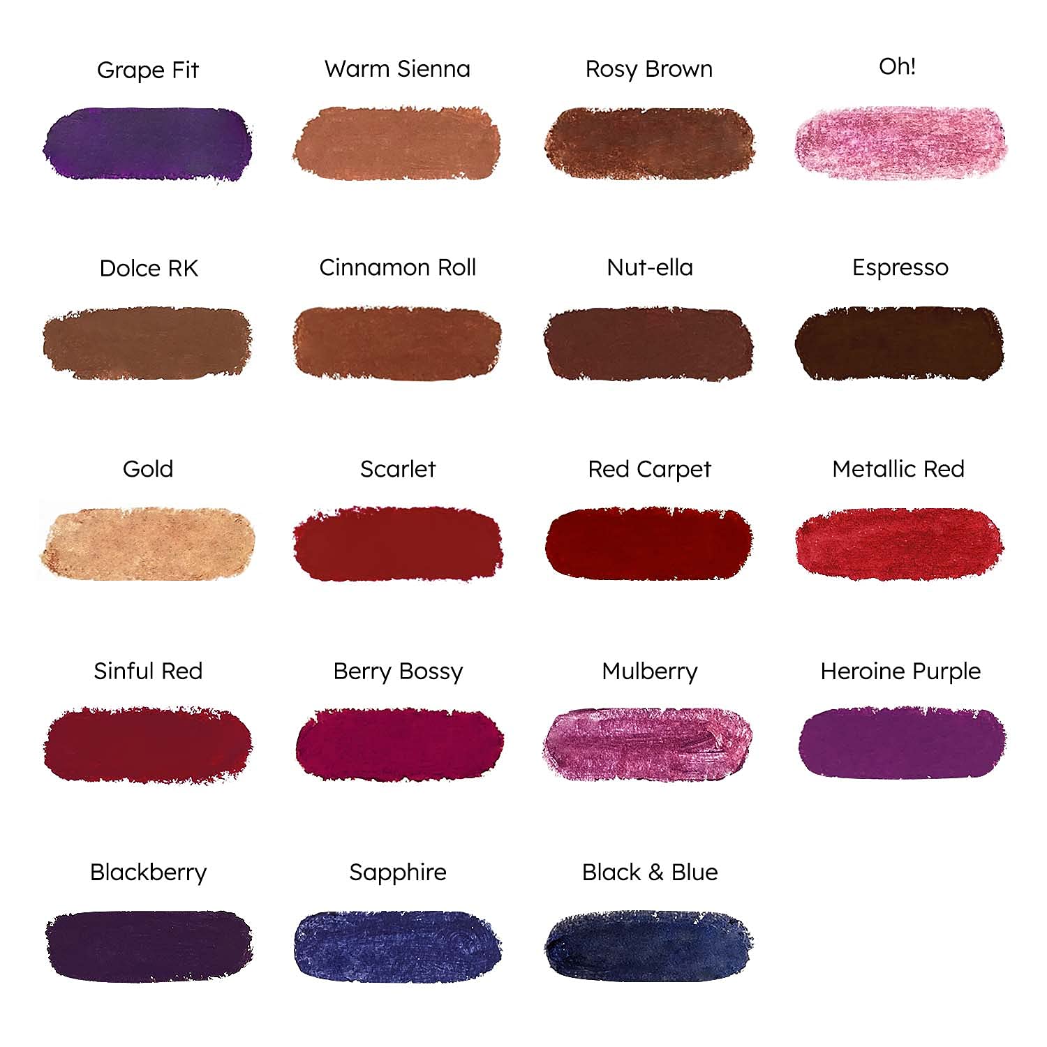 Ruby Kisses long-wear test demonstrates color staying power through daily activities.
