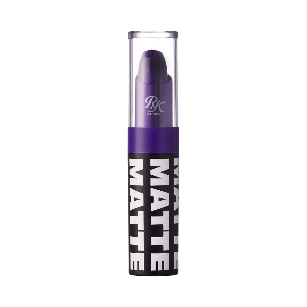 Ruby Kisses Purple Affair swatches reveal bold, full-coverage color on skin.