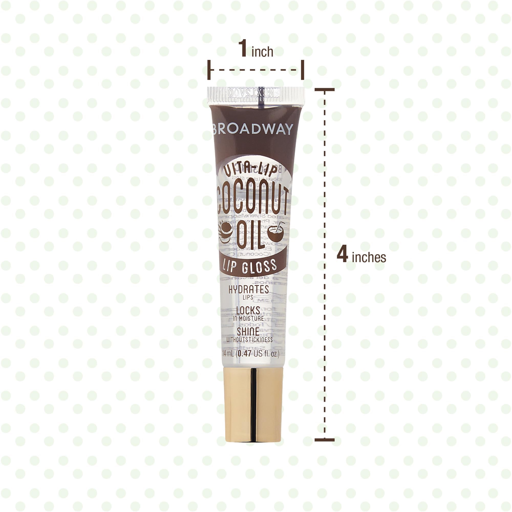 Ruby Kisses Broadway Vita-Lip gloss applied over lipstick for enhanced shine and versatility.