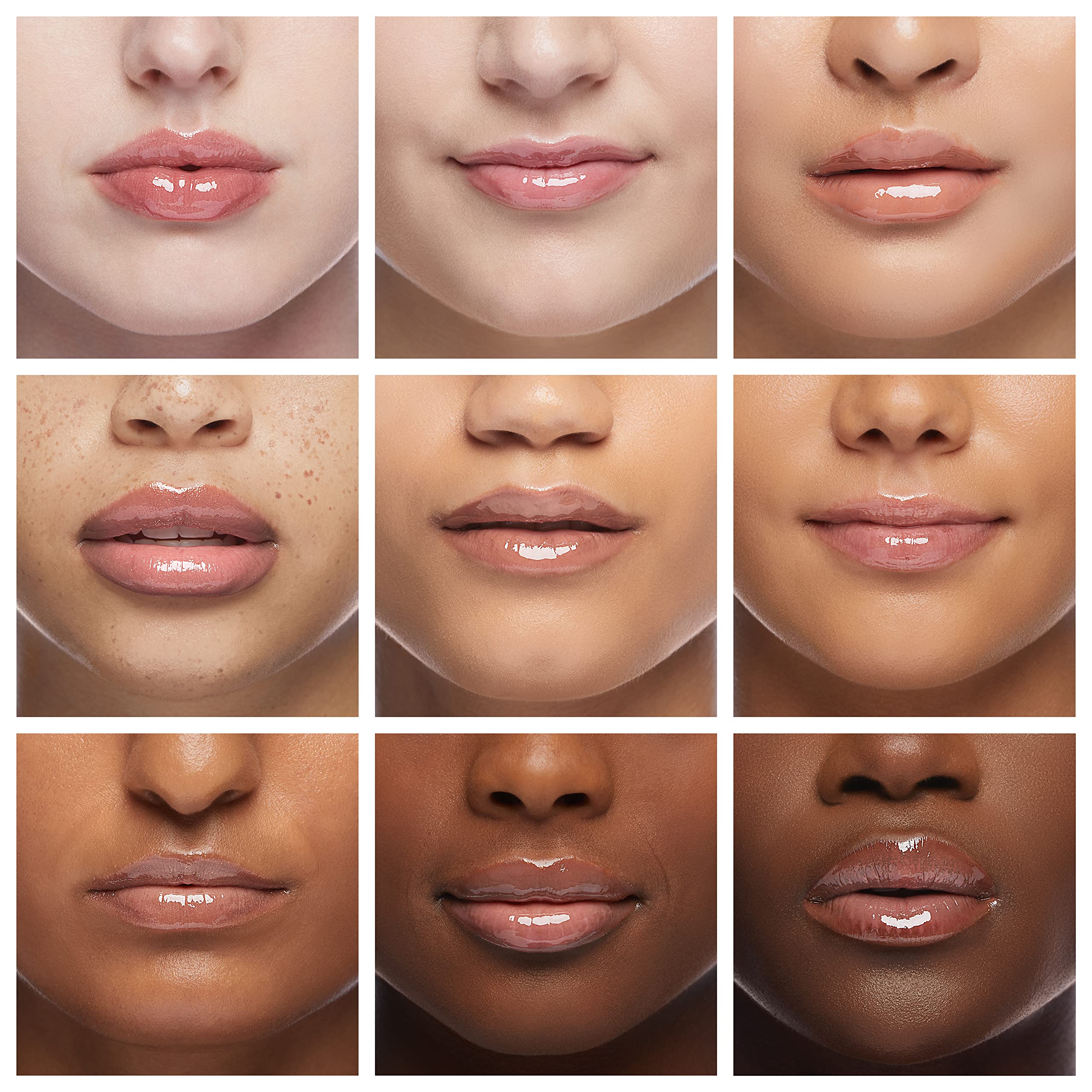 Ruby Kisses Broadway Vita-Lip gloss lip swatch reveals hydration and bright shine