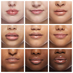 Ruby Kisses Broadway Vita-Lip gloss lip swatch reveals hydration and bright shine
