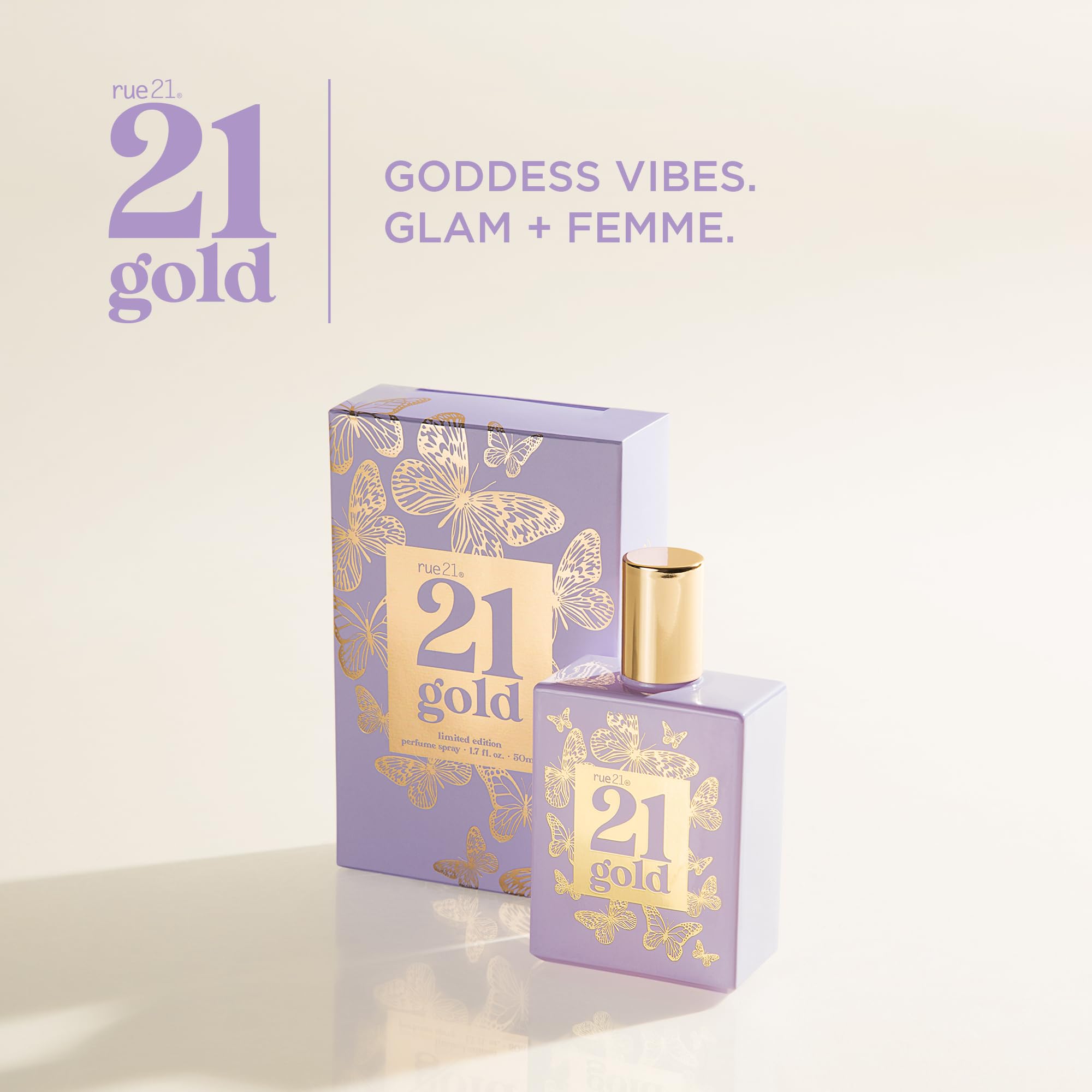 Rue 21 Gold scent profile highlighted by pineapple honey vanilla bean.