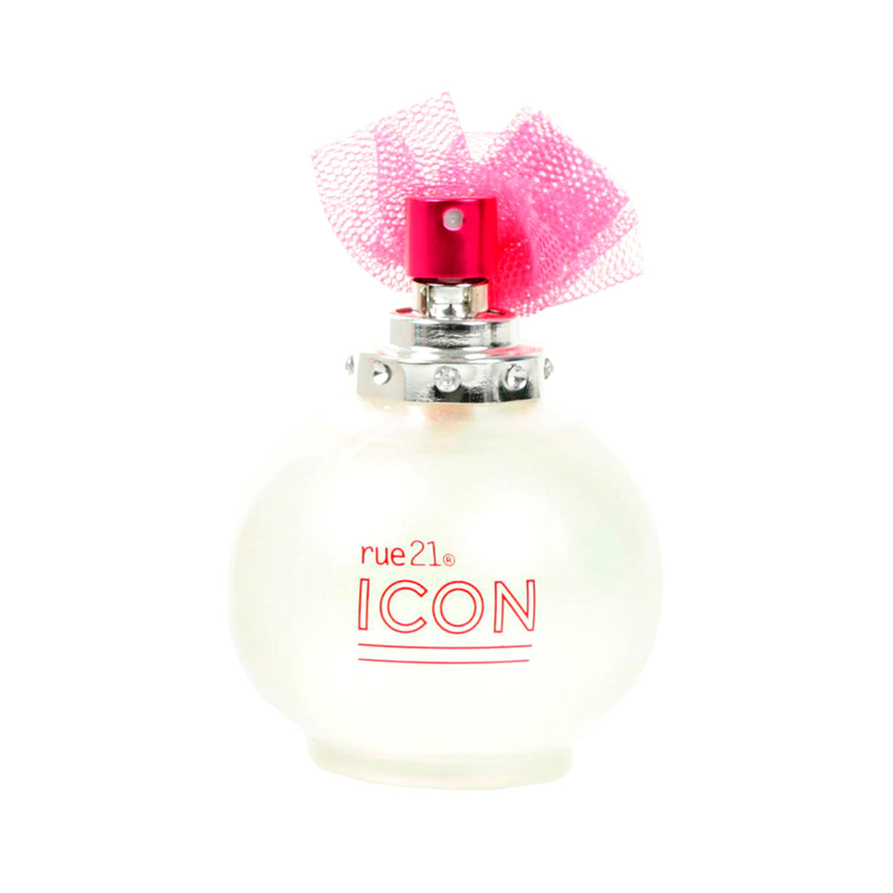 Rue 21 Icon Eau de Parfum bottle front view for confident daily wear.