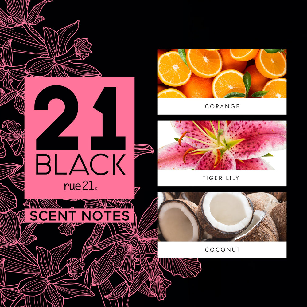 Rue 21 cruelty-free logo indicating ethical fragrance choice