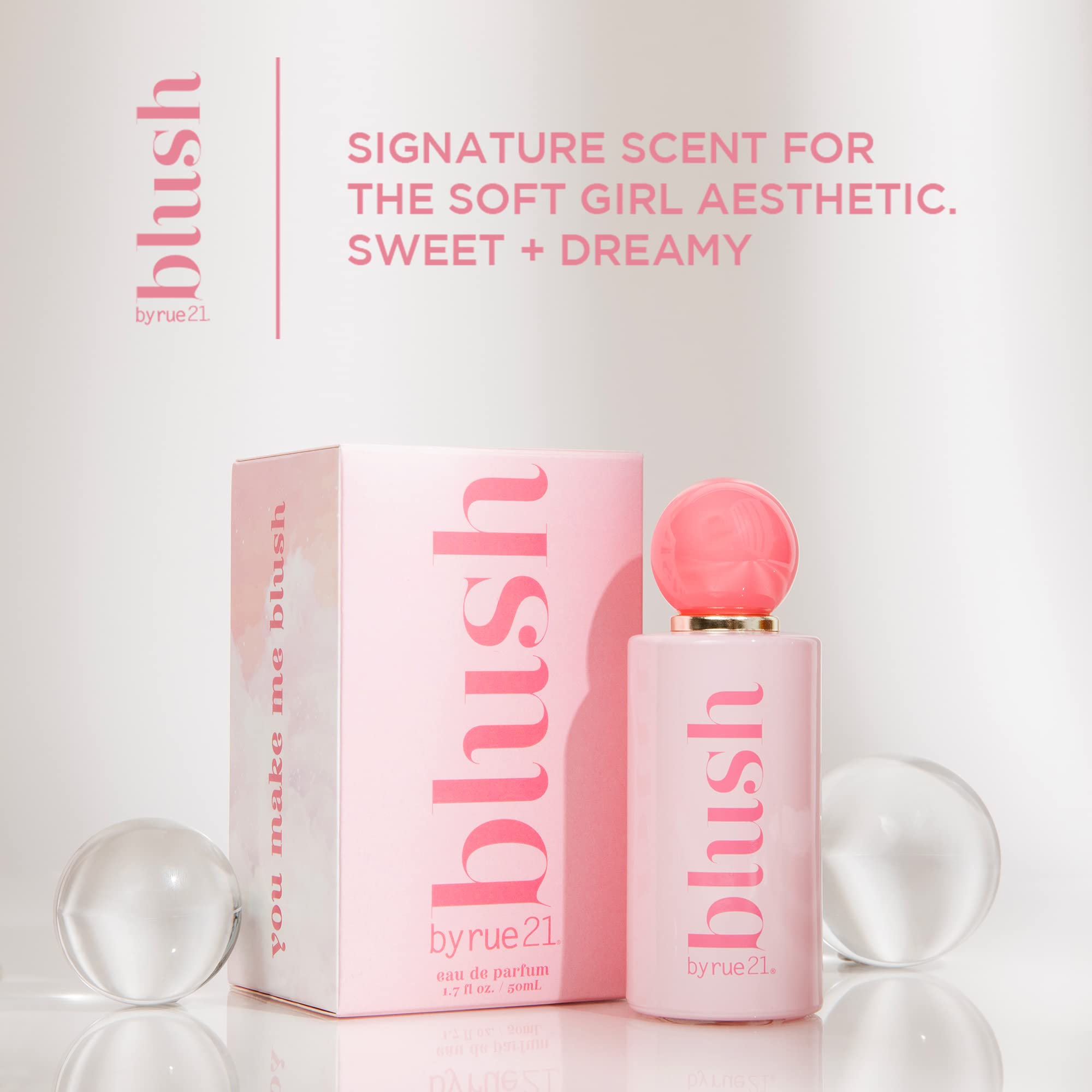 Rue 21 Blush packaging box suitable for gifting and display.