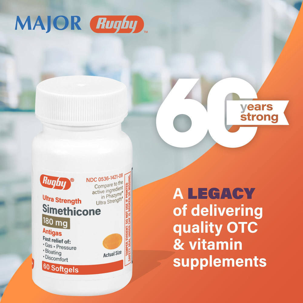 Rugby Laboratories bottle with water demonstrates easy intake.