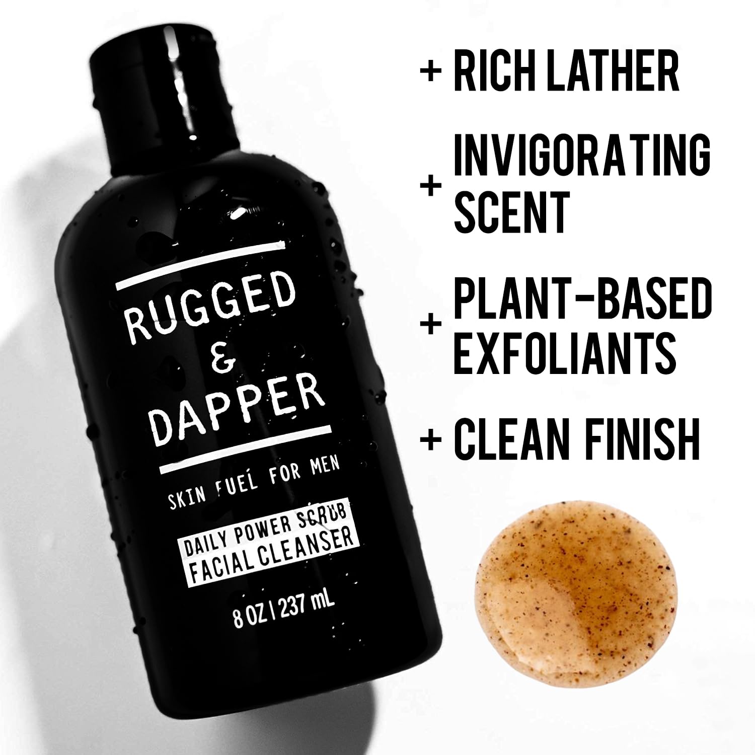 RUGGED & DAPPER uses natural ingredients for gentle, effective skincare.