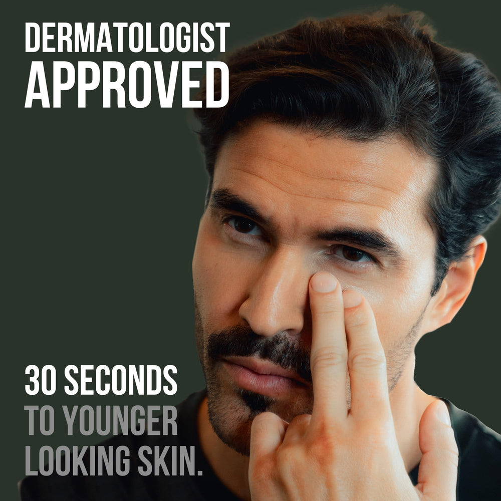 RUGGED & DAPPER hyaluronic acid label signals deep moisture support