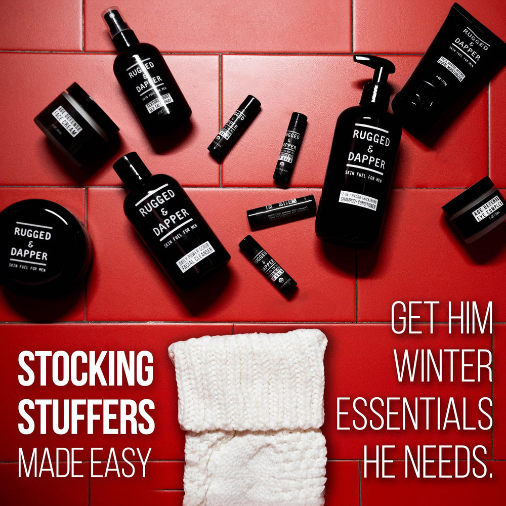 RUGGED & DAPPER Botanical Hyaluronic Acid ingredient panel highlights skin plumping hydration ingredients