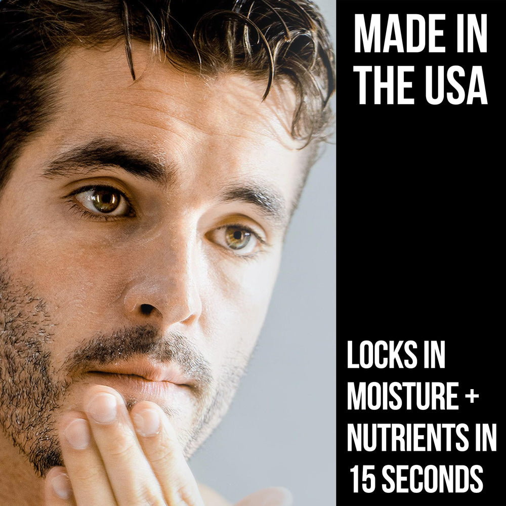 RUGGED & DAPPER organic aloe and jojoba provide soothing, non-irritating hydration.