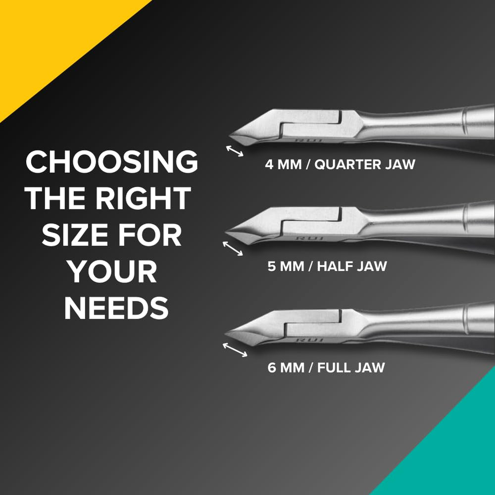Rui Smiths autoclave-ready cuticle nippers maintain hygiene in salons.