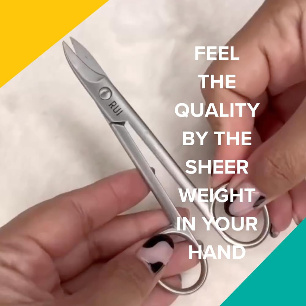 Rui Smiths ergonomic anti-slip edges keep a comfortable grip.