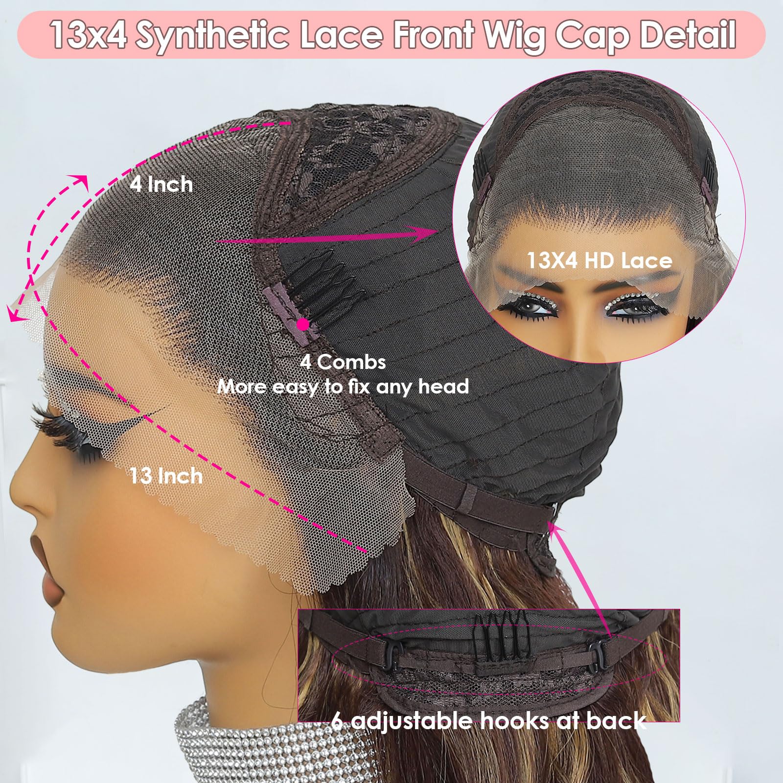 Ruiieea Highlight breathable cap promotes all-day comfort.