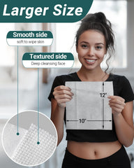 RUIJIU disposable face towel thick and absorbent for quick cleansing.
