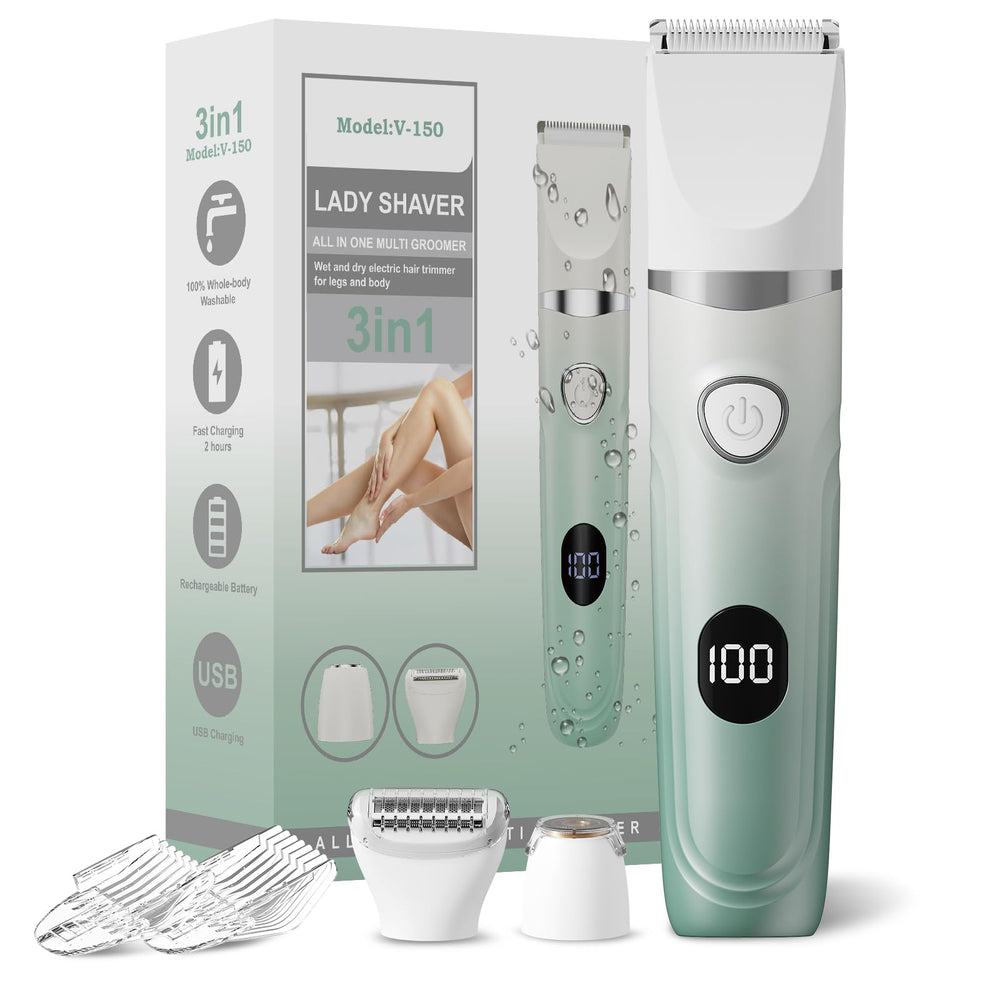 RUIM bikini trimmer 3-in-1 overview showing versatile grooming for bikini line and beyond