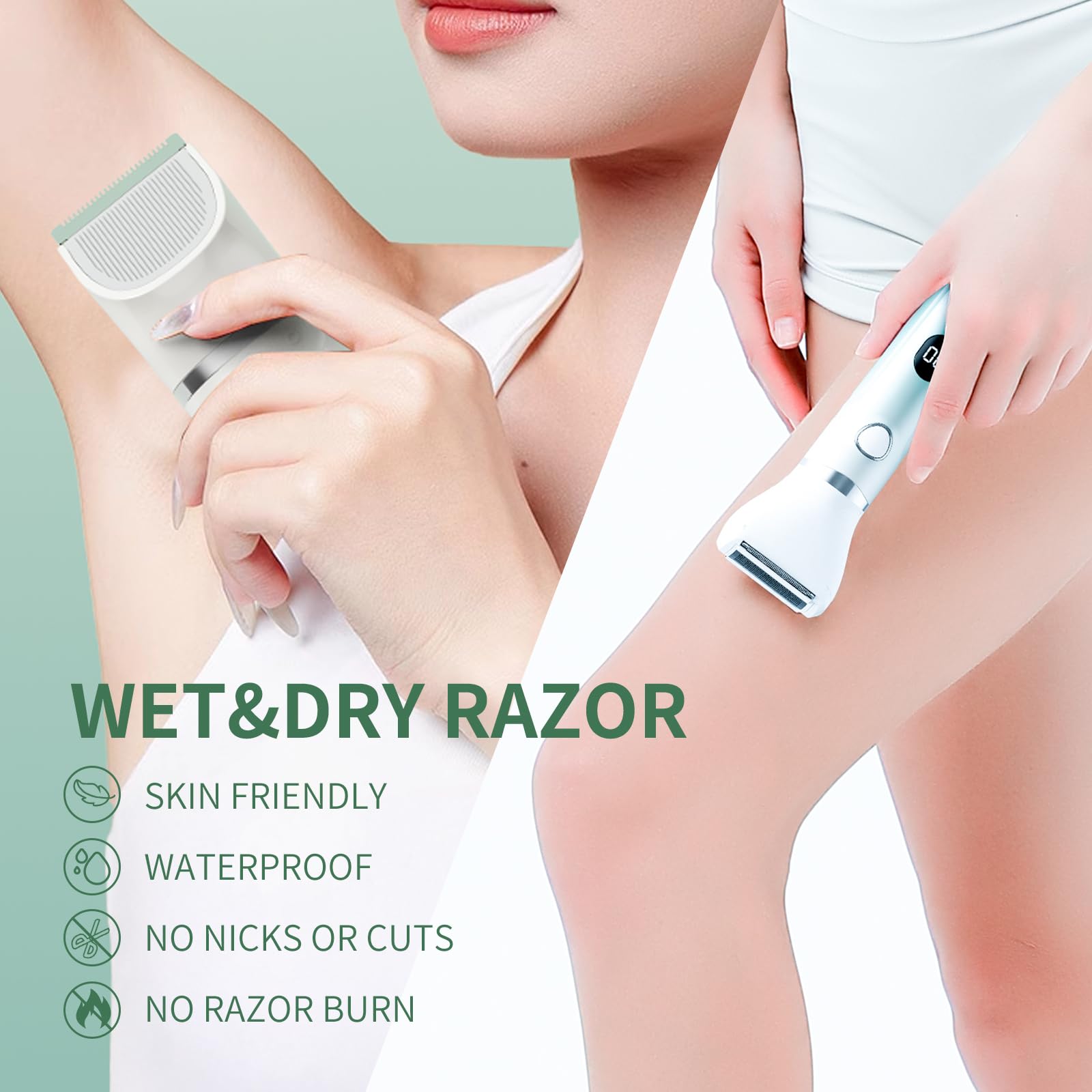 RUIM bikini trimmer portable design illustrates compact purse friendly grooming companion