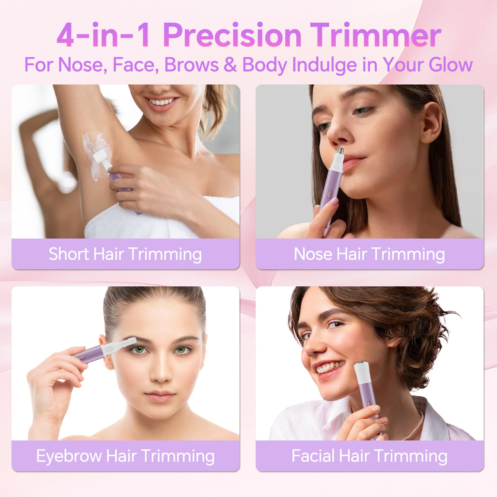 RUIM nose-ear trimmer close-up for safe, precise grooming