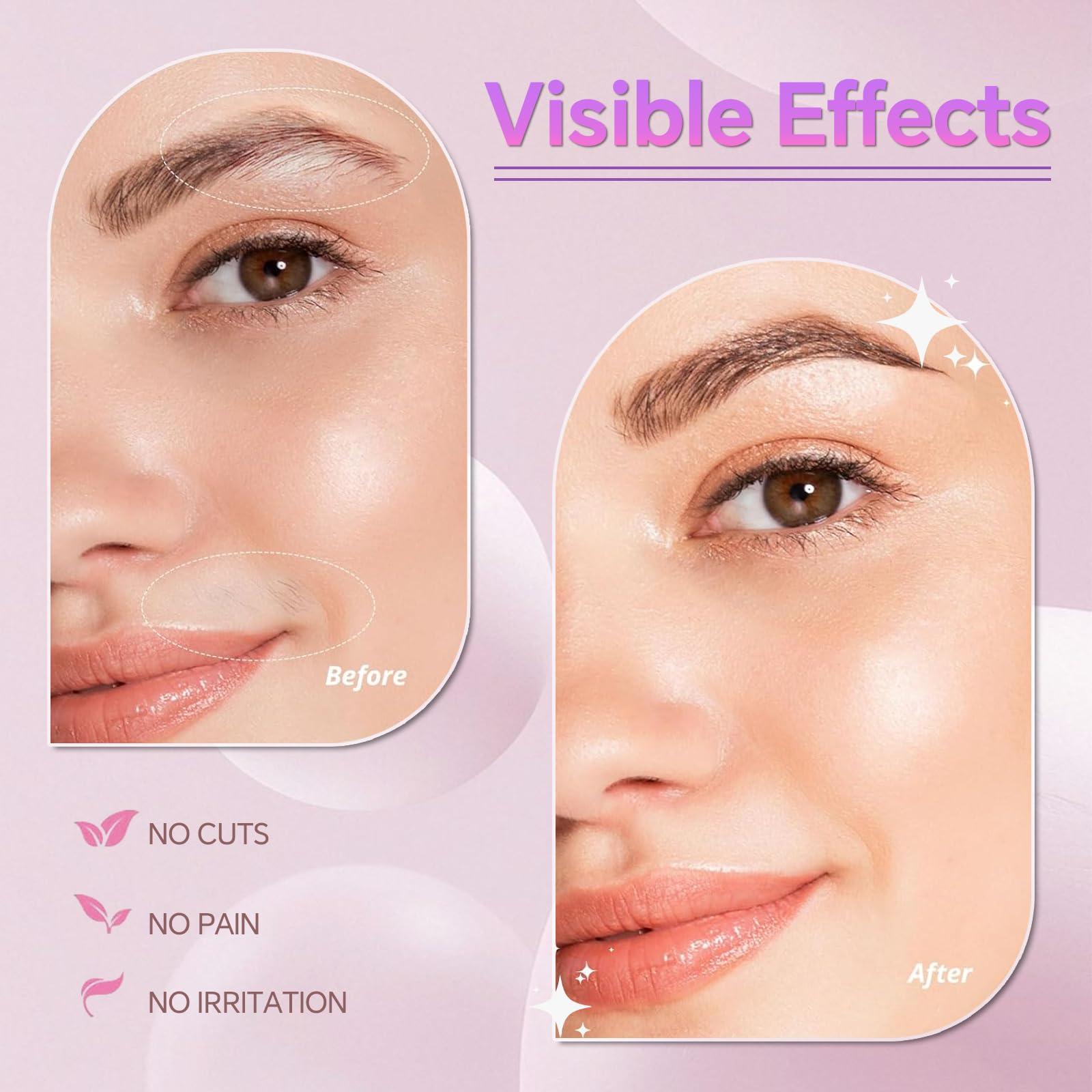 RUIM waterproof detachable heads for easy rinsing after use