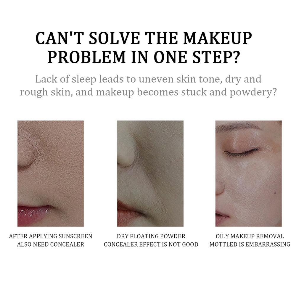 Rulinal Foundation 4in1 close-up finish reveals natural radiance.