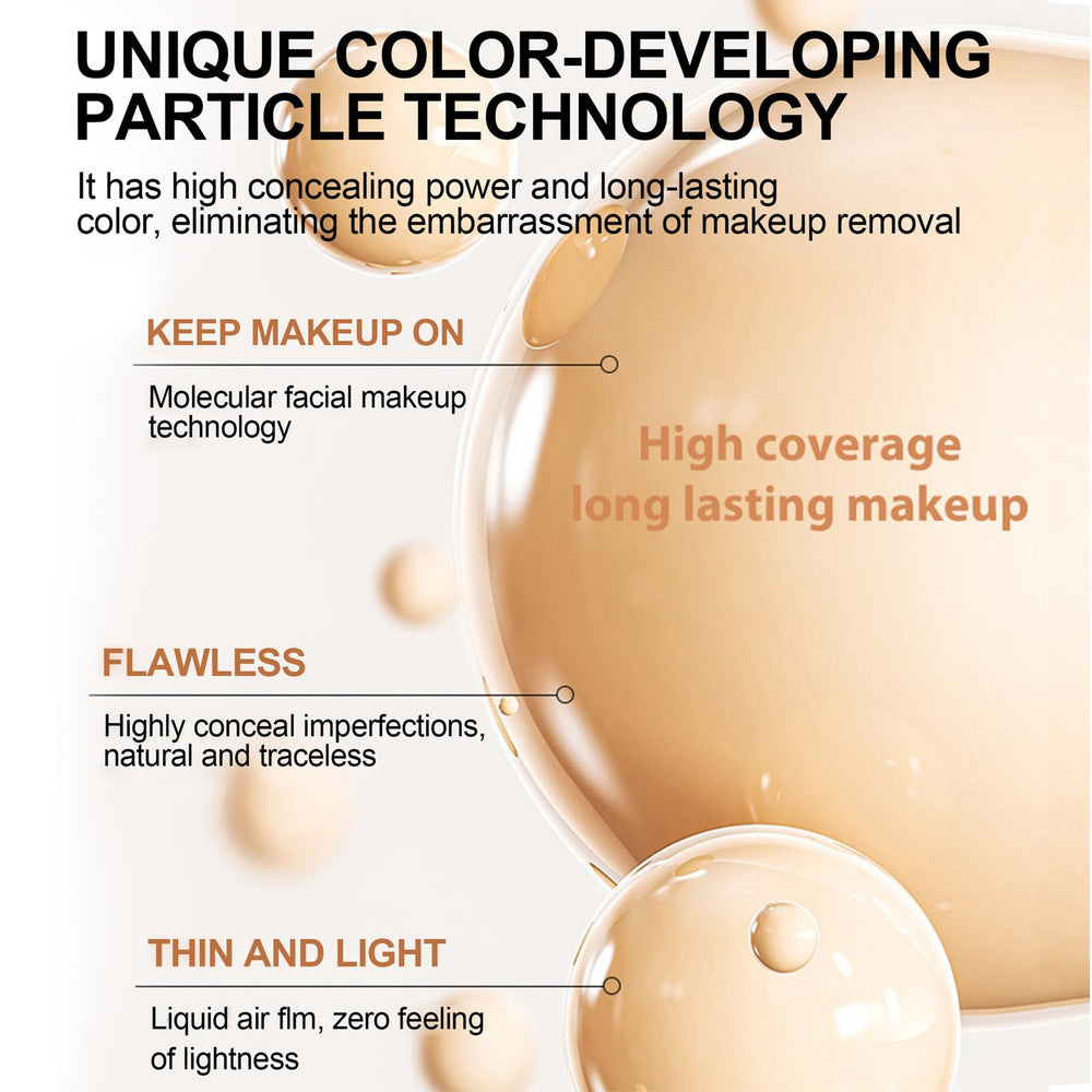 Rulinal Foundation 4in1 natural-color swatches show shade match variations.