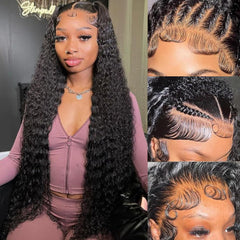 Rumdiku 13x6 HD lace front wig highlights seamless scalp and easy parting for polished look