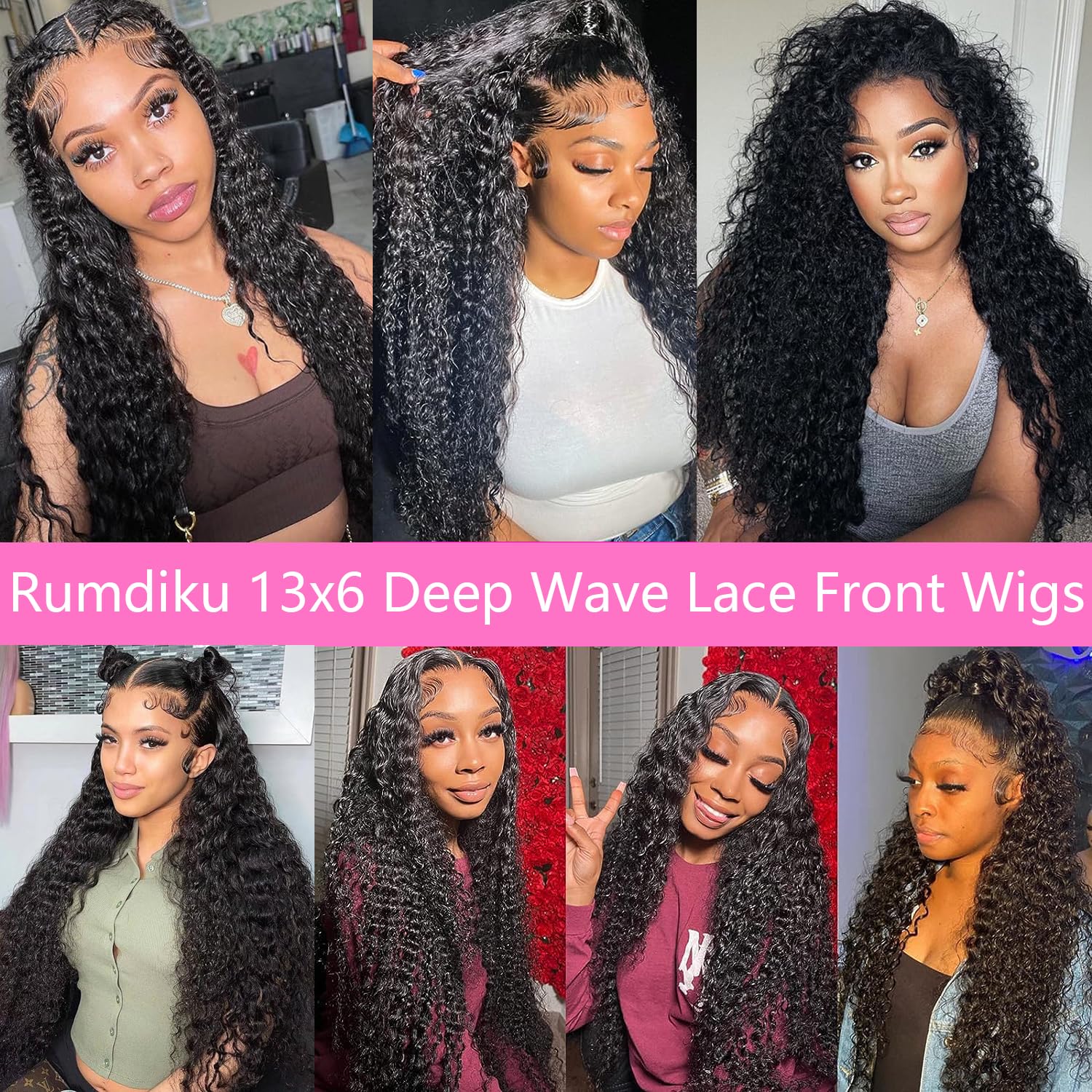 Rumdiku lace front wig suited for weddings, parties, or daily glam routines