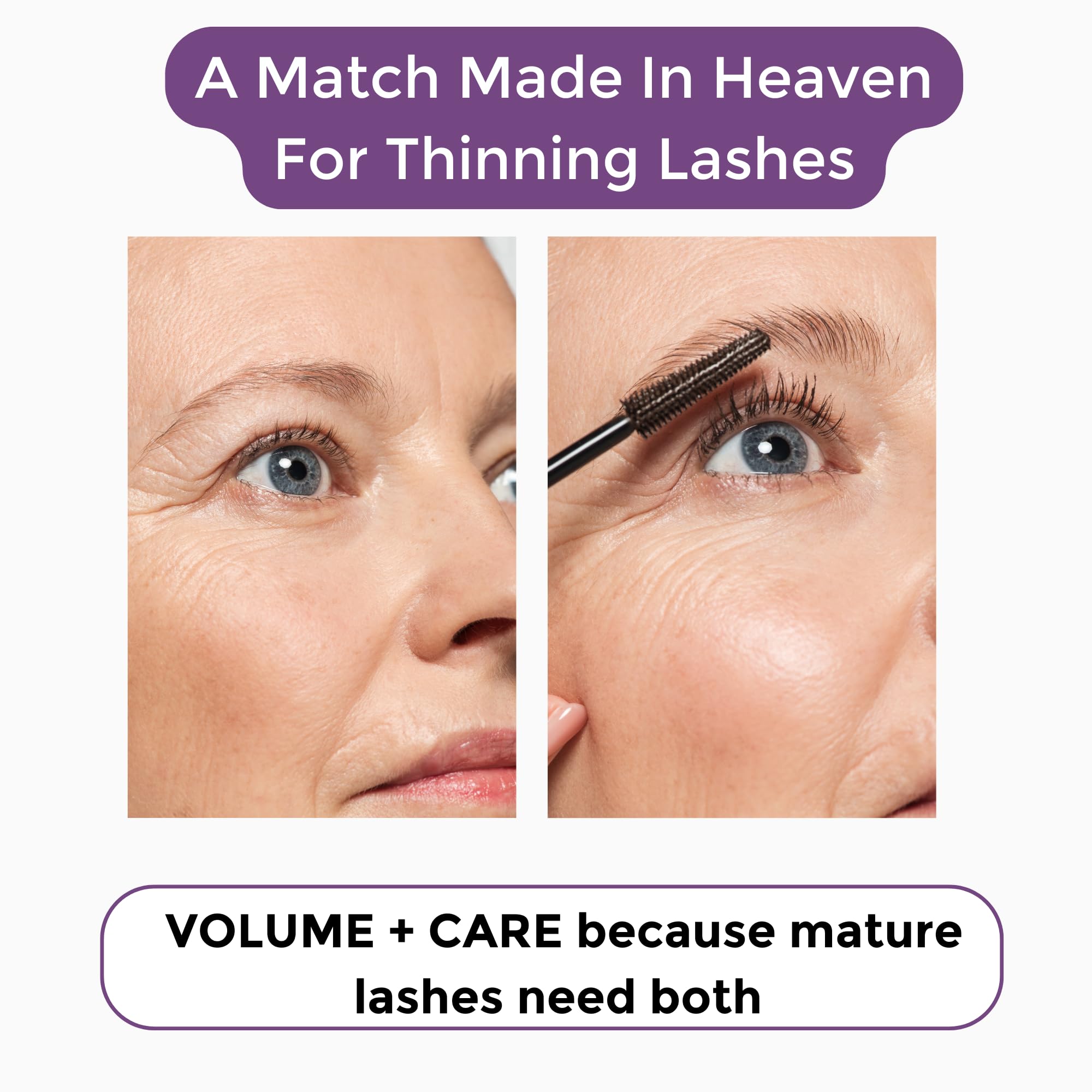 Rumi Cosmetiques VolumeCare+ Mascara removable with warm water or AminoBlend+ Micellar Remover.