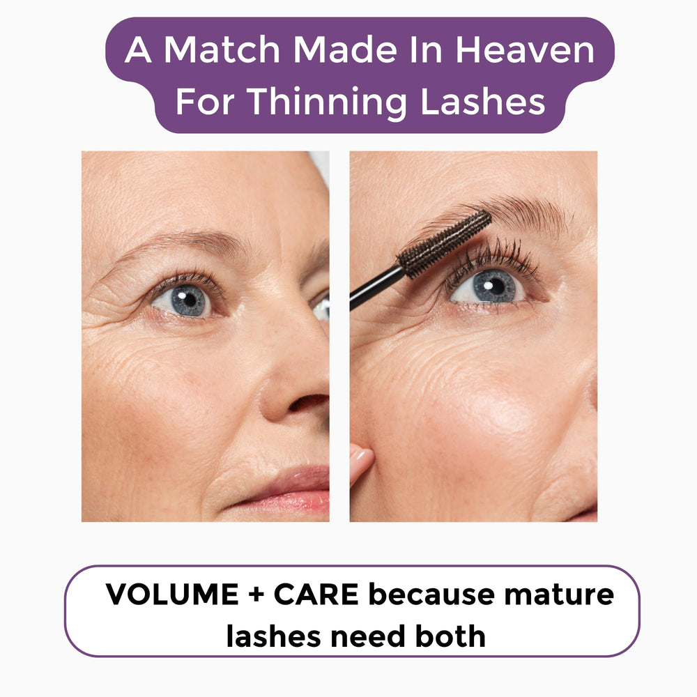 Rumi Cosmetiques VolumeCare+ Mascara removable with warm water or AminoBlend+ Micellar Remover.