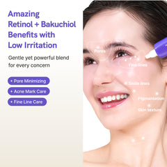 Ruminae cream beside eye cream and serum in a skincare routine