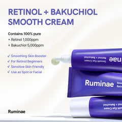 Ruminae cream swatch on skin shows non-greasy, hydrating texture