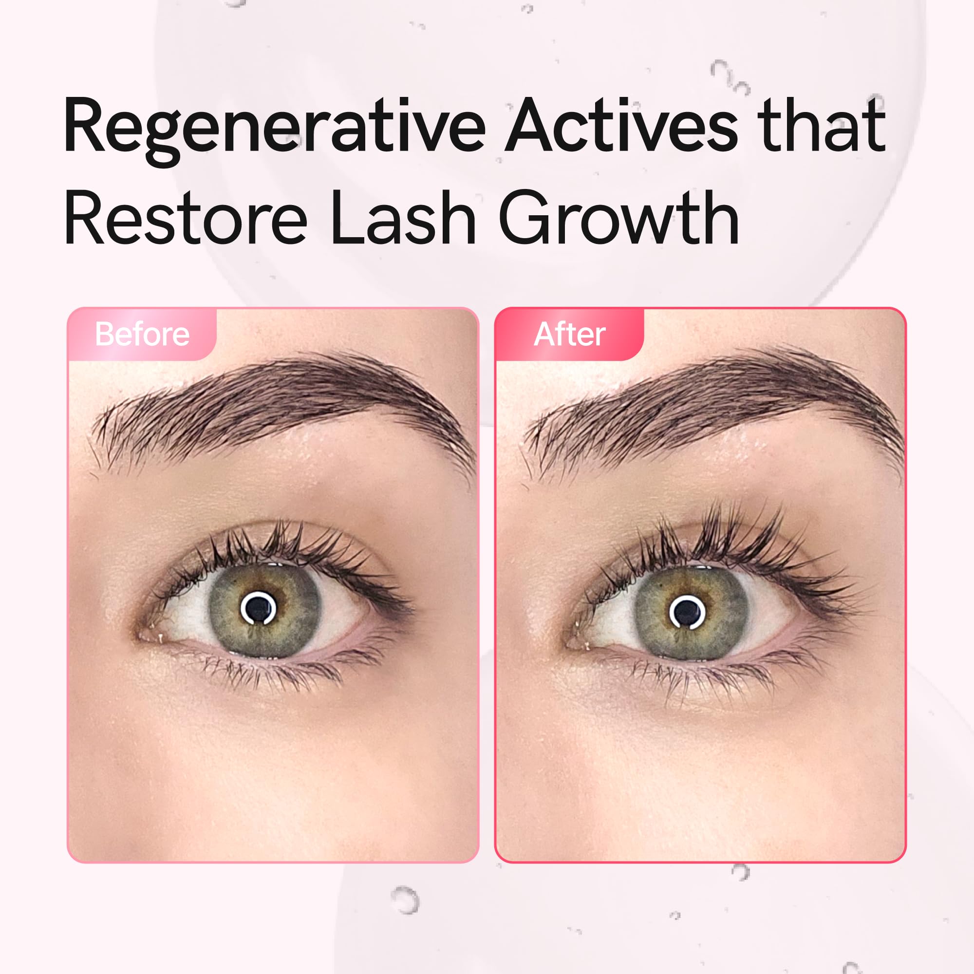Ruminae Lash Serum sensitive-eye application demonstrates comfortable daily use
