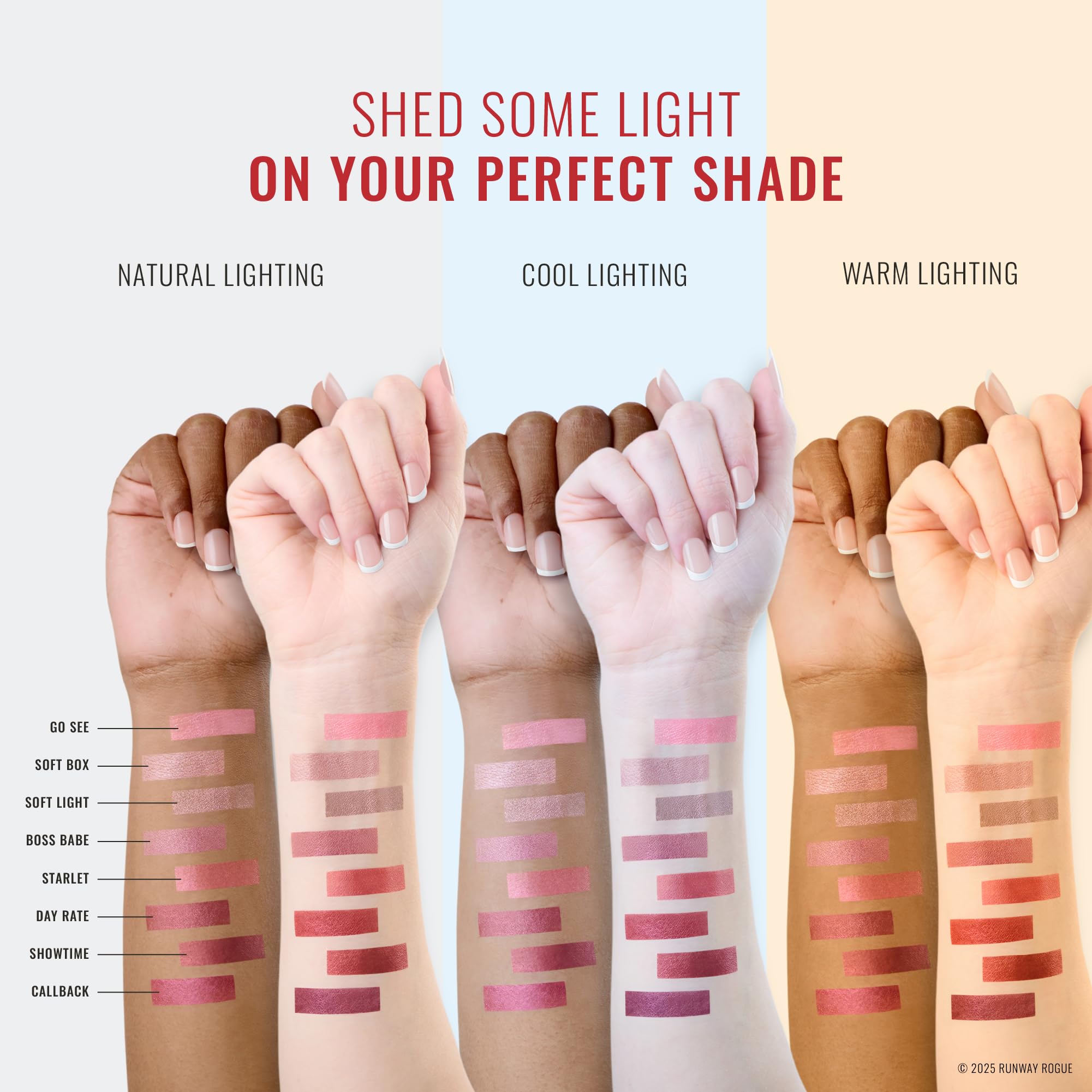 Runway Rogue Boss Babe packaging displays vegan, cruelty-free lip formula promise