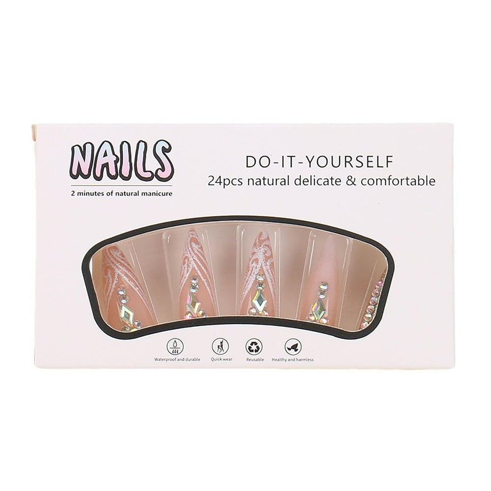 RUOKEXIN nail file and wooden stick helps shape and prep nails.