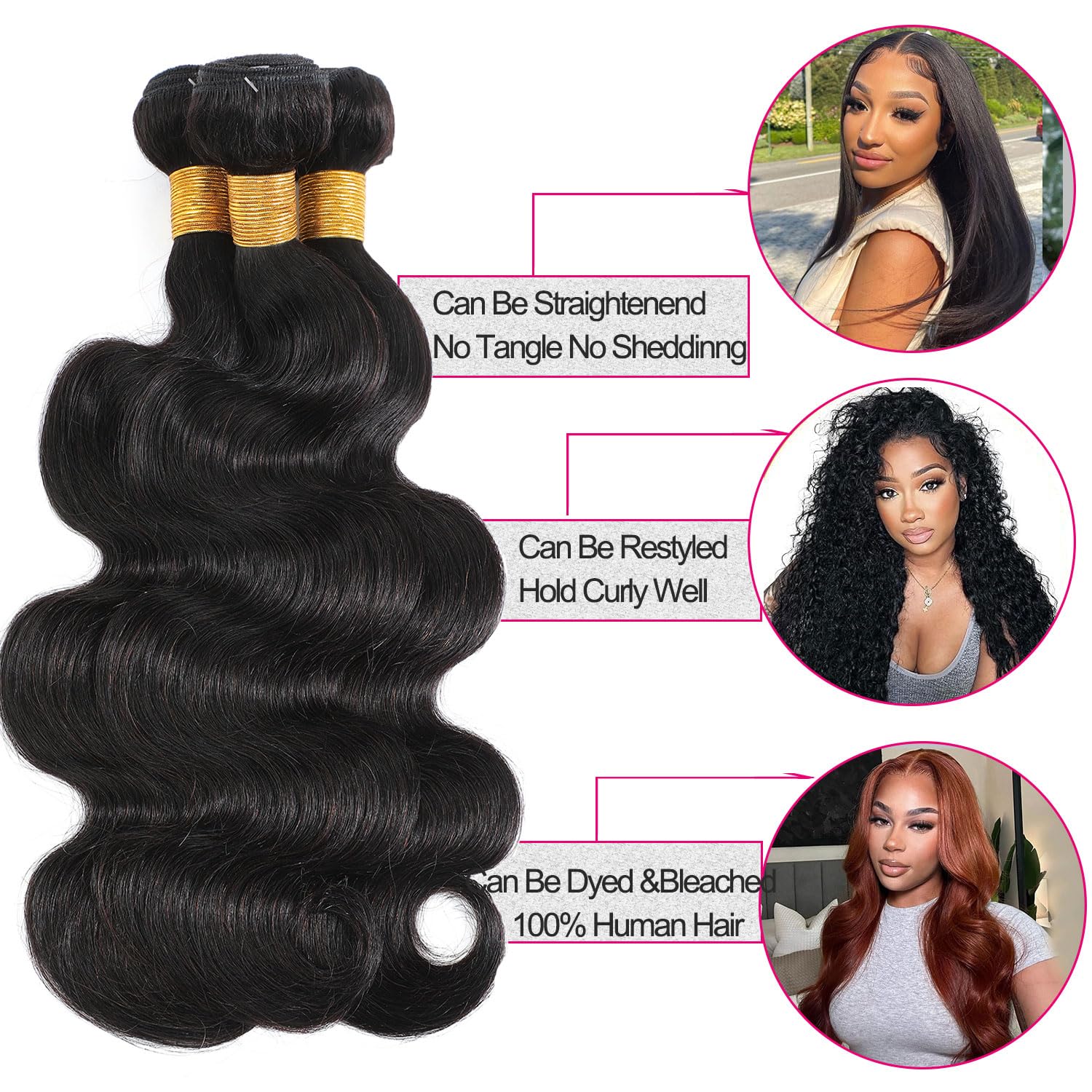 Ruola 15A bundles length range visual for true length and density.