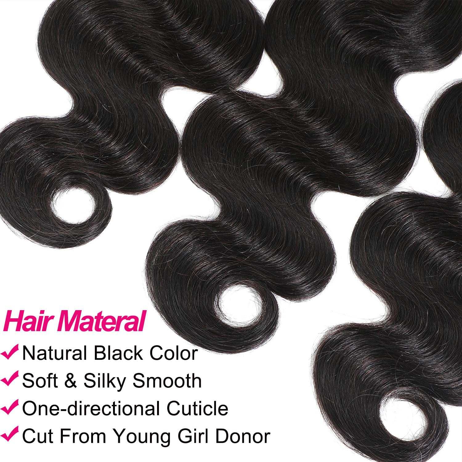 Ruola bridal look featuring body wave bundles for a graceful style.