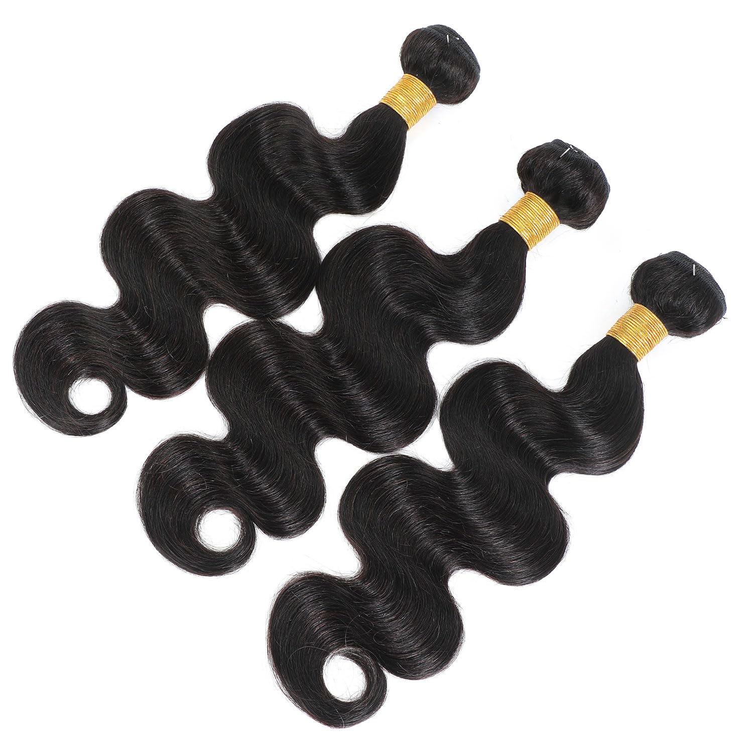 Ruola natural black Brazilian virgin hair ready for dyeing or bleaching.