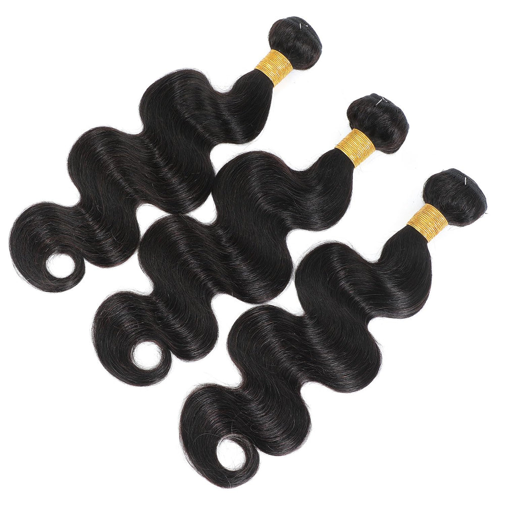 Ruola natural black Brazilian virgin hair ready for dyeing or bleaching.